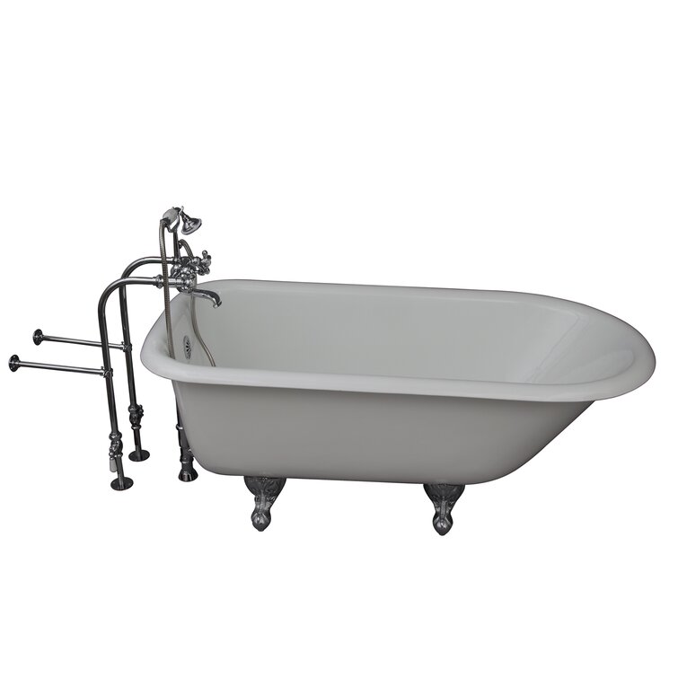 5 foot deals cast iron tub